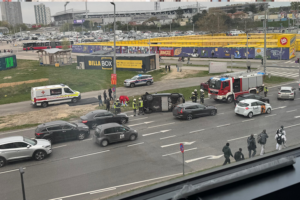 Range Rover se prevrnuo na Verteilerkreis-u